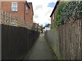 Footpath to Coventry Road from Lakin Road, Warwick