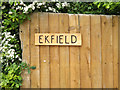 Ekfield sign