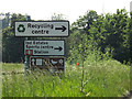 TL8882 : Roadsigns on the A1066 Thetford Road by Geographer