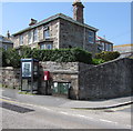 Communications trio on a Penzance corner