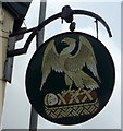 Sign for the Eagle & Child, Chesterton