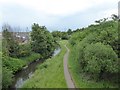 Stoke-on-Trent: cycleway and River Trent