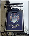 Sign for the Alsager Arms