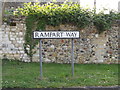 Rampart Way sign