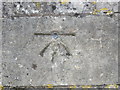 Ordnance Survey Cut Mark with Bolt