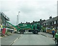 Audley: skips and roofing work on Queen Street