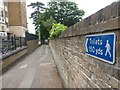 Bournemouth: sign for toilets on footpath B03