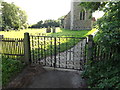 TM0948 : Entrance to St.Margaret's Church by Geographer