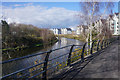 Cycle path by the River Tawe