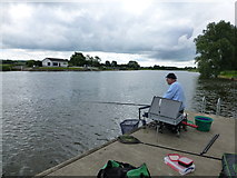 H9898 : Angling along the Bann by Kenneth  Allen