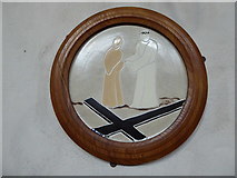 SU8068 : St Paul, Wokingham: Fourth Station of the Cross by Basher Eyre