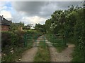 Hanford: gate to footpath on Primrose Hill