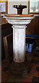 TL0117 : St Mary Magdalene, Whipsnade - Font by John Salmon