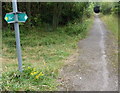 Public footpath at Water Eaton