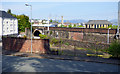 Old railway yard at Knowe Road