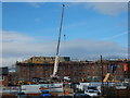 Housing being built on a brown field site