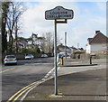 SS5898 : Loughor/Casllwchwr boundary sign by Jaggery