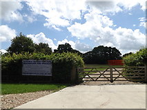 TM0946 : Entrance to Woodlands Farm by Geographer