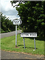 TM1246 : Roadsign & Acton Road sign by Geographer