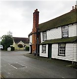 TL9903 : The 'Cap and Feathers', Tillingham - seen from Vicarage Lane by Stefan Czapski