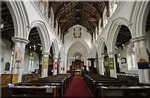 TF8709 : Interior, All Saints' church, Necton by Julian P Guffogg
