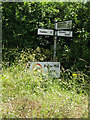 TM1246 : Roadsigns on Paper Mill Lane by Geographer