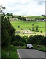 Lodge Lane view to Rails House, Lower Stannington