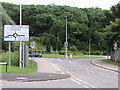 Directions sign for vehicles leaving Ringland, Newport