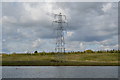 Pylon by lake, Box End Park