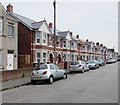 Rebuilt houses, Marlborough Road, Newport