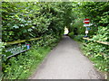 Footpath at northern end of Woodsland Road