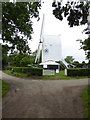 Oldland Windmill seen from byway