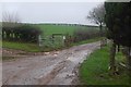 Road off Westhope Hill