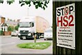 SP7416 : "Stop HS2" poster by John Winder