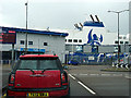 Waiting to board the Shetland ferry