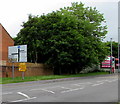 Directions sign facing Chepstow Road, Royal Oak, Newport