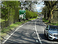 SN6281 : A44 Approaching Gelli Angharad (Lovesgrove) Roundabout by David Dixon