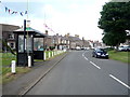 NT8947 : Bus stop and shelter on Castle Street, Norham by JThomas