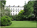 Norland Square terrace and central garden