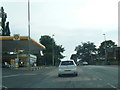 A664 at Shell filling station, Queensway