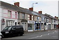 Warning sign - humped pelican crossing, New Road, Porthcawl