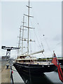 NS2975 : Super Yacht Eos  at James Watt Dock by Thomas Nugent