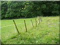 Diversion route for blocked footpath off Hill End Lane, Queensbury