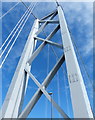 NT1279 : South tower of the Forth Road Bridge by Mat Fascione