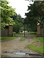 TL9283 : Entrance to Brettenham Manor by Geographer