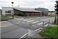 Zebra crossing on a hump, Aberthaw Avenue, Alway, Newport