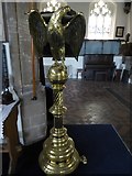 TL2796 : St Mary, Whittlesey: lectern by Basher Eyre
