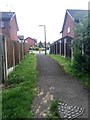 Westbury Park: footpath to Gedney Grove