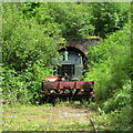 Diesel locomotive at the Flour Mill site