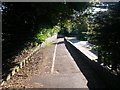 Malmesbury Park: footpath C18 from Ascham Road nears Portchester Road